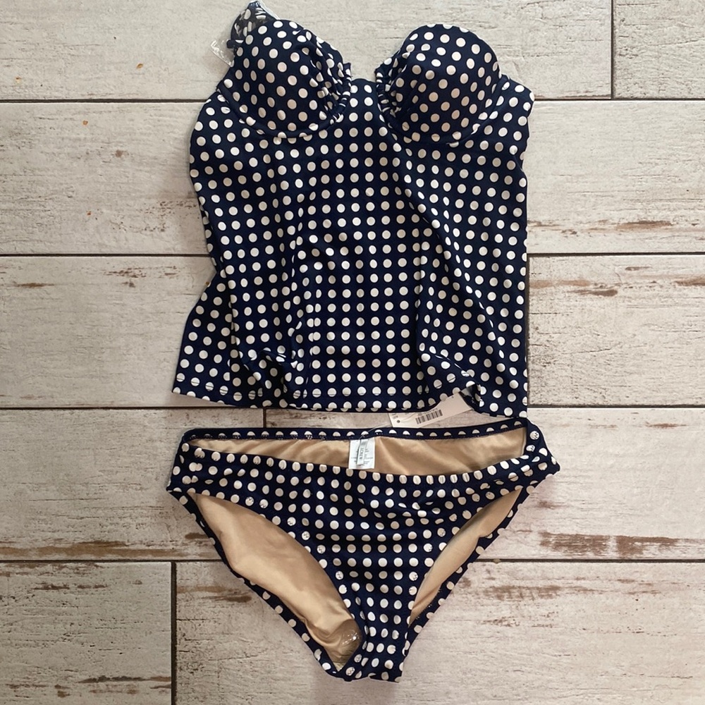 J. Crew Polka Dot Swimsuit